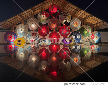 山鹿燈籠的浪漫：日本傘的百種顏色 131581798