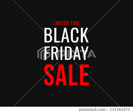 limited time black friday sale banner limited time black friday sale banner 131581873