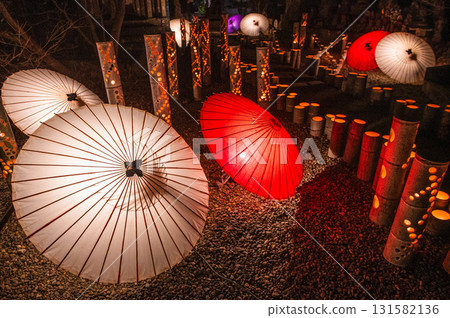 山鹿燈籠的浪漫：百色的日本傘和竹燈籠 131582136