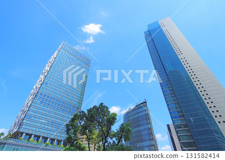 Scenery of skyscrapers in front of Nagoya Station, Nagoya City, Aichi Prefecture 131582414