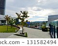 View of the Keihan Katano Line from the observation terrace of Station Hill Hirakata, Hirakata City, Osaka Prefecture 131582494