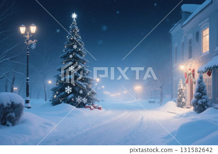 雪夜AI生成 雪夜AI生成 131582642