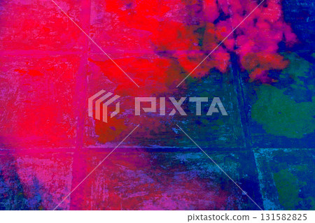 Red toxic smoke on a dirty green tile surface Red toxic smoke on a dirty green tile surface 131582825
