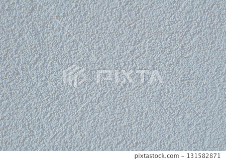 Snowy white gray freshly plastered wall.Grain background 131582871