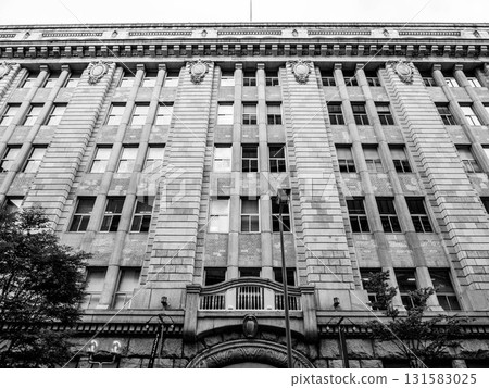 神戶元町及前外租界周圍的景色，黑白照片 131583025