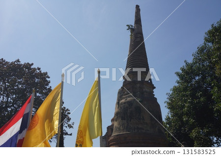 泰國大城府 Yai Chai Mongkhon 寺的寶塔 泰國大城府 Yai Chai Mongkhon 寺的寶塔 131583525