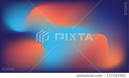 Abstract Fluid Wave Background Design.Blue Purple Orange Gradient.Vector illustration. Abstract Fluid Wave Background Design.Blue Purple Orange Gradient.Vector illustration. 131583992