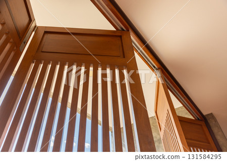 Top hung bifold system for large door panels. Top hung bifold system for large door panels. 131584295