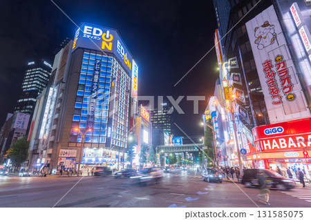 “東京”秋葉原電器城/城市夜景 131585075