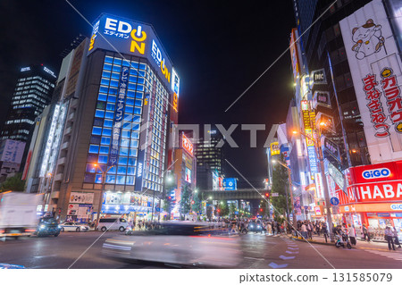 “東京”秋葉原電器城/城市夜景 131585079
