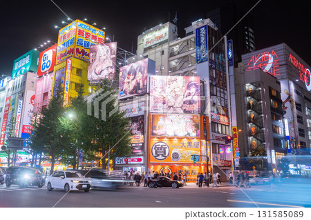 “東京”秋葉原電器城/城市夜景 “東京”秋葉原電器城/城市夜景 131585089