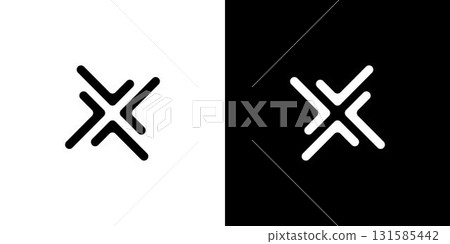 Letter X logo Letter X logo 131585442
