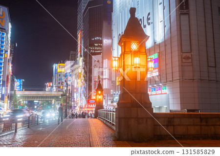"Tokyo" Akihabara electric town / city night view 131585829