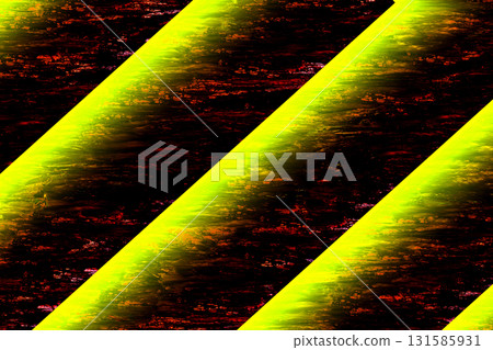 Yellow red dark spiraling circle ornament wave pattern 131585931