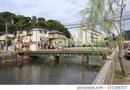 Otani River Bridge in Kinosaki Onsen Otani River Bridge in Kinosaki Onsen 131586357