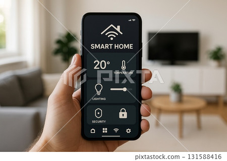 智慧家庭管理應用程式和物聯網生活方式 131588416