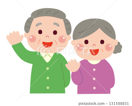 資深夫婦例證 131588831