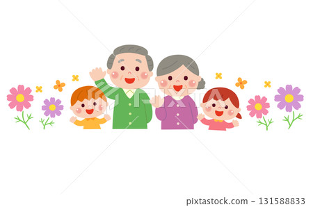 Senior Citizen's Day Illustration Senior Citizen's Day Illustration 131588833