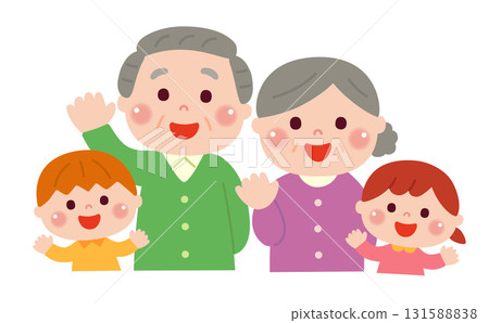 老年人日插圖 131588838