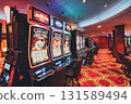 賭場房間老虎機 131589494