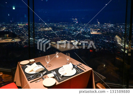 Mount Moiwa Ropeway Observation Deck Restaurant Night View Night Parfait 131589880