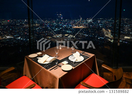 藻岩山纜車觀景台餐廳夜景夜間芭菲 藻岩山纜車觀景台餐廳夜景夜間芭菲 131589882