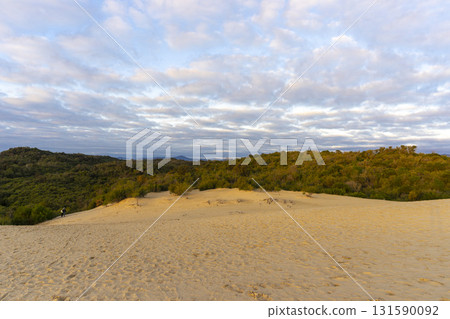 Beautiful landscape of Big Drift Sand Dune in Wilsons Promontory, Australia. Beautiful landscape of Big Drift Sand Dune in Wilsons Promontory, Australia. 131590092