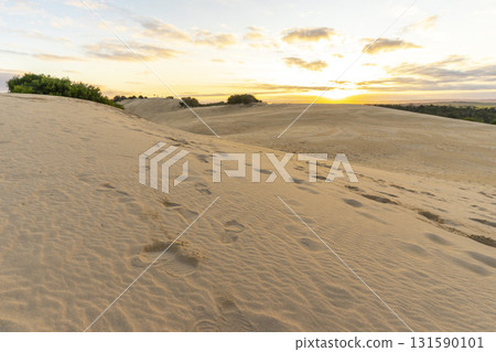 Beautiful landscape of Big Drift Sand Dune in Wilsons Promontory, Australia. Beautiful landscape of Big Drift Sand Dune in Wilsons Promontory, Australia. 131590101