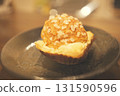 homemade dessert cream puff 131590596