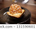 homemade dessert cream puff 131590601