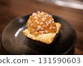 homemade dessert cream puff 131590603