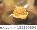 homemade dessert cream puff 131590604