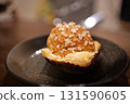 homemade dessert cream puff 131590605