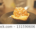 homemade dessert cream puff 131590606