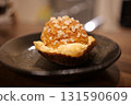 homemade dessert cream puff 131590609