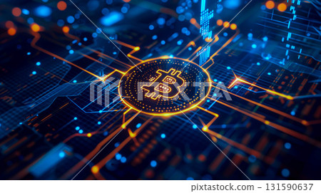 Bitcoin Blockchain and Fintech Investment Financial Internet Technology, 131590637