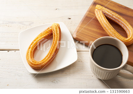 Churros: Image of Spanish fried pastry 131590663