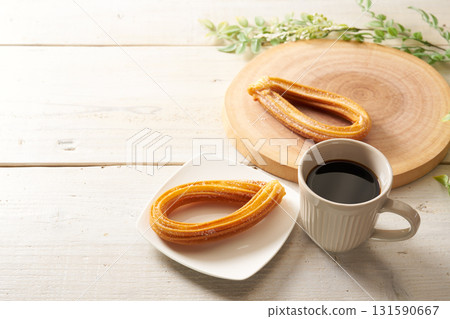 Churros: Image of Spanish fried pastry 131590667