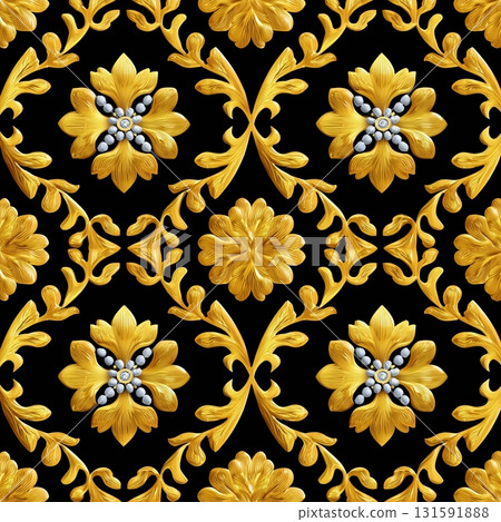 vector seamless pattern with mandala shape vector seamless pattern with mandala shape 131591888