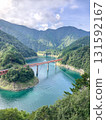 Okuoikojo Station and the red bridge across Lake Sesso Okuoikojo Station and the red bridge across Lake Sesso 131592167