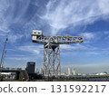 Old cranes at dockside, Yokohama International Japan Port 131592217