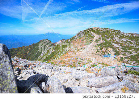 Mount Kiso-Koma seen from Mount Nakadake 131592273