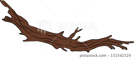 Dry and dead tree branches 131592329