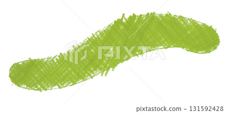 Abstract organic colored pencils abstract green chalk drop shape isolated on transparent background Abstract organic colored pencils abstract green chalk drop shape isolated on transparent background 131592428