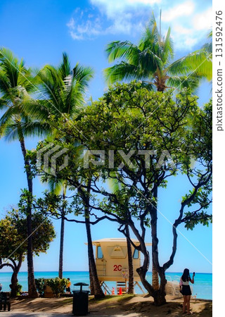Waikiki Lifeguard Tower Waikiki Lifeguard Tower 131592476