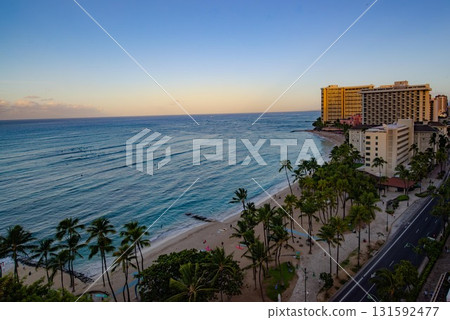 Dawn of Waikiki Beach Dawn of Waikiki Beach 131592477