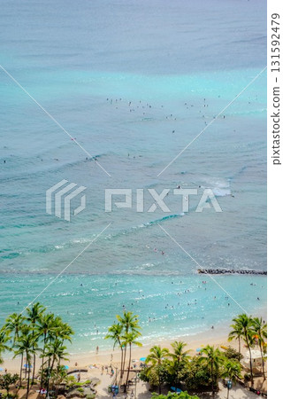 Waikiki Beach Daytime Waikiki Beach Daytime 131592479