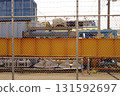Current status of warehouse fence installation around Yokosuka Ferry Terminal 131592697