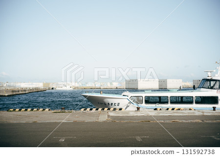 Sightseeing boat to Hotokegaura, Sai Port, Sai Village, Aomori Prefecture 131592738