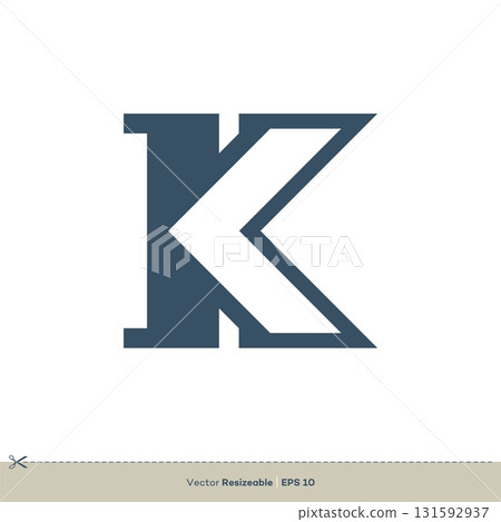 Letter K vector Logo Template Illustration Design. Vector EPS 10. 131592937